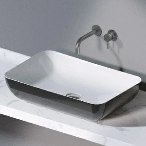 L603204 Накладная раковина на столешницу  прямоугольная A. e T. Italia ELITE