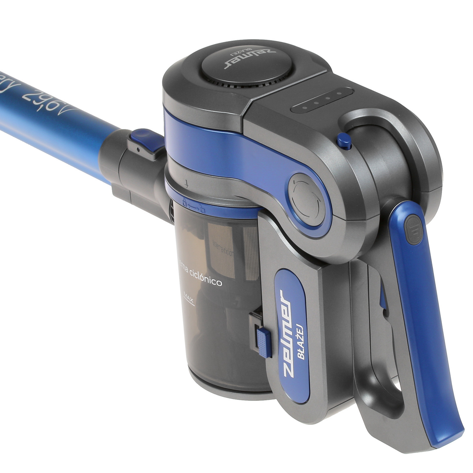 8196415 Пылесос вертикальный   Zelmer Blazej ZSVC296V  синий STDN-0070918 - Вид №3