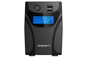 18656742 Источник бесперебойного питания Back Power Pro II Euro 650 360Вт 650ВА черный 1005511 IPPON