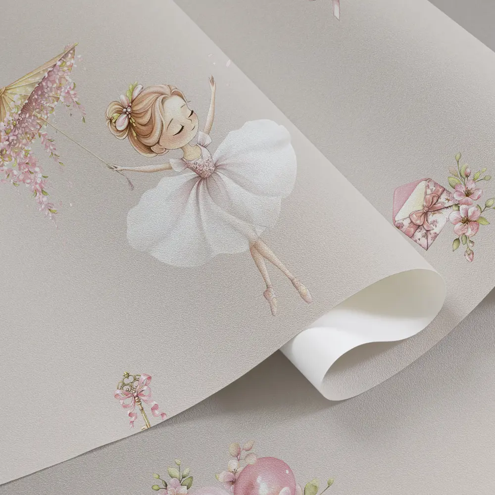 Обои флизелиновые Артекс Балерины бежевые 1.06 м 11498-01 STLM-2141073 - Вид №2