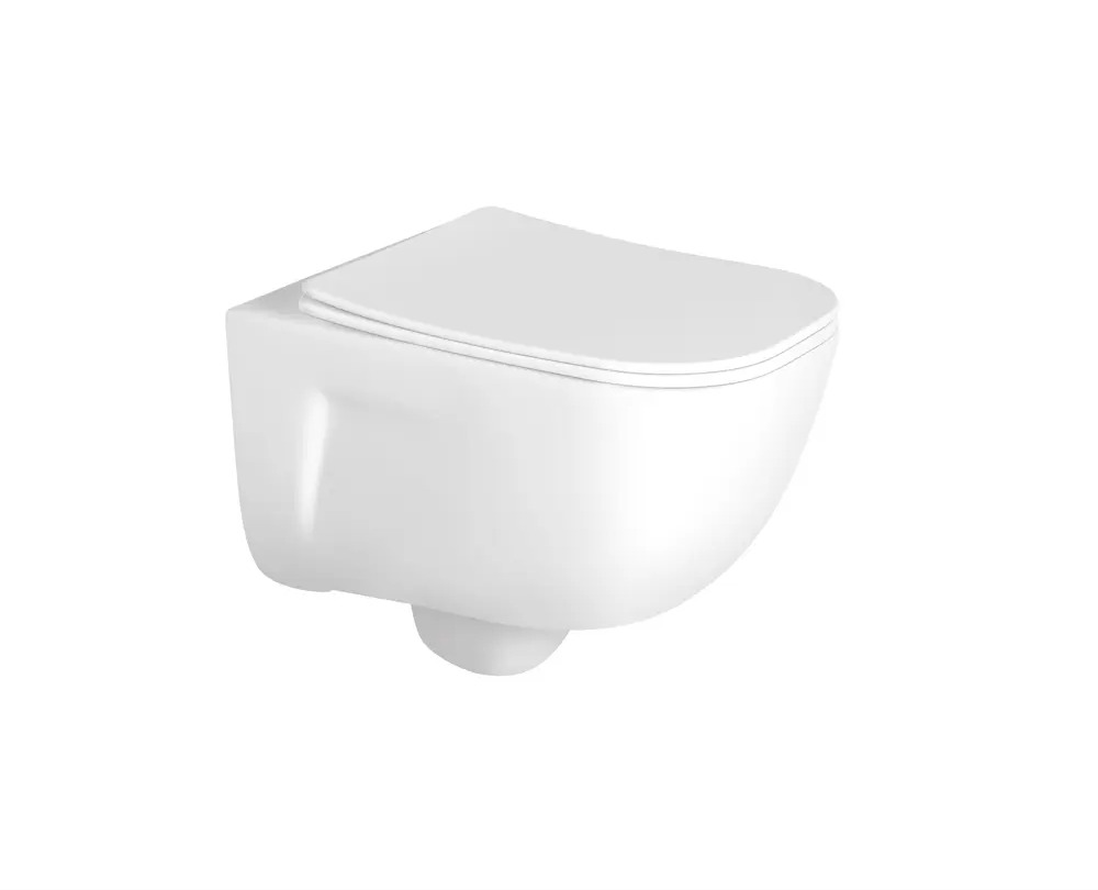91552204 Унитаз подвесной Aquatek AQ2012-00 безободковый с сиденьем микролифт STLM-0977611