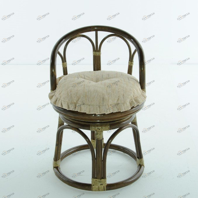 Табурет со спинкой 66х43 см олива Calamus Rotan VINOTTI  00-3885358 Зеленый 