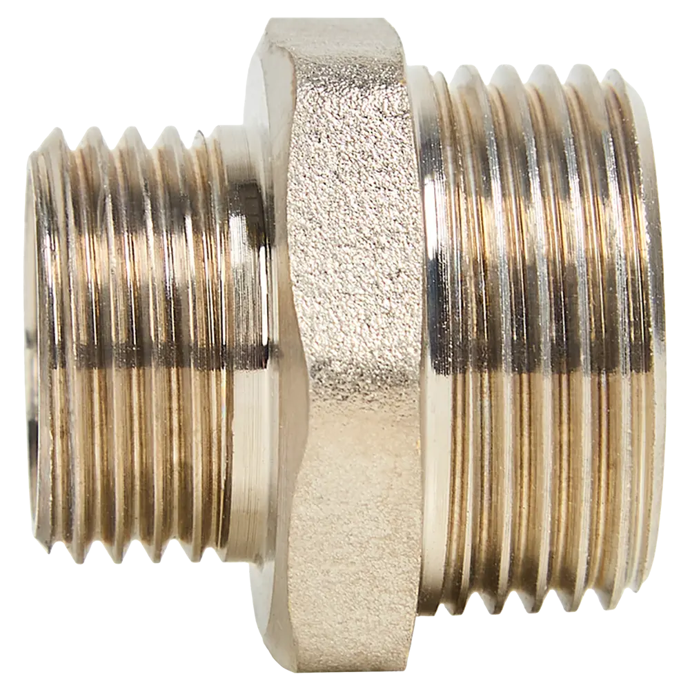 Ниппель переходной MONLID 3/4"x1/2" НР мм никелированная латунь STLM-2169920 - Вид №2