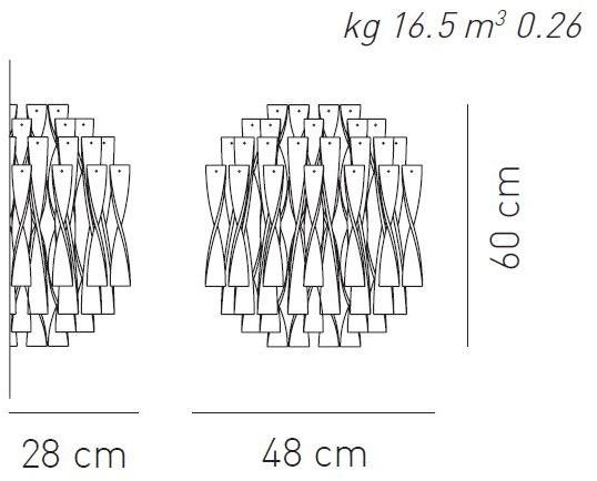 AXOLIGHT Настенный светильник из муранского стекла Aura sun-id-1453336 - Вид №5