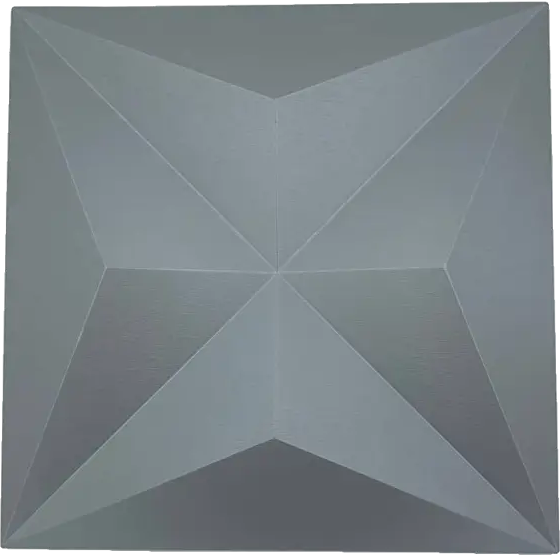 91001755 Стеновые панели 3D гипсовые в покрытии Deco Line ЛП201 300x300x40мм, 0.36м2, 4 шт STLM-1013024