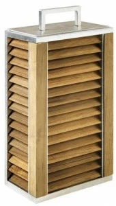 Ethimo Светодиодный настенный светильник для улицы из тика Ginger Gglm0100