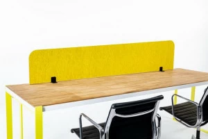 BuzziSpace Мобильная звукопоглощающая перегородка для рабочего стола из переработанного домашнего животного Buzzitripl