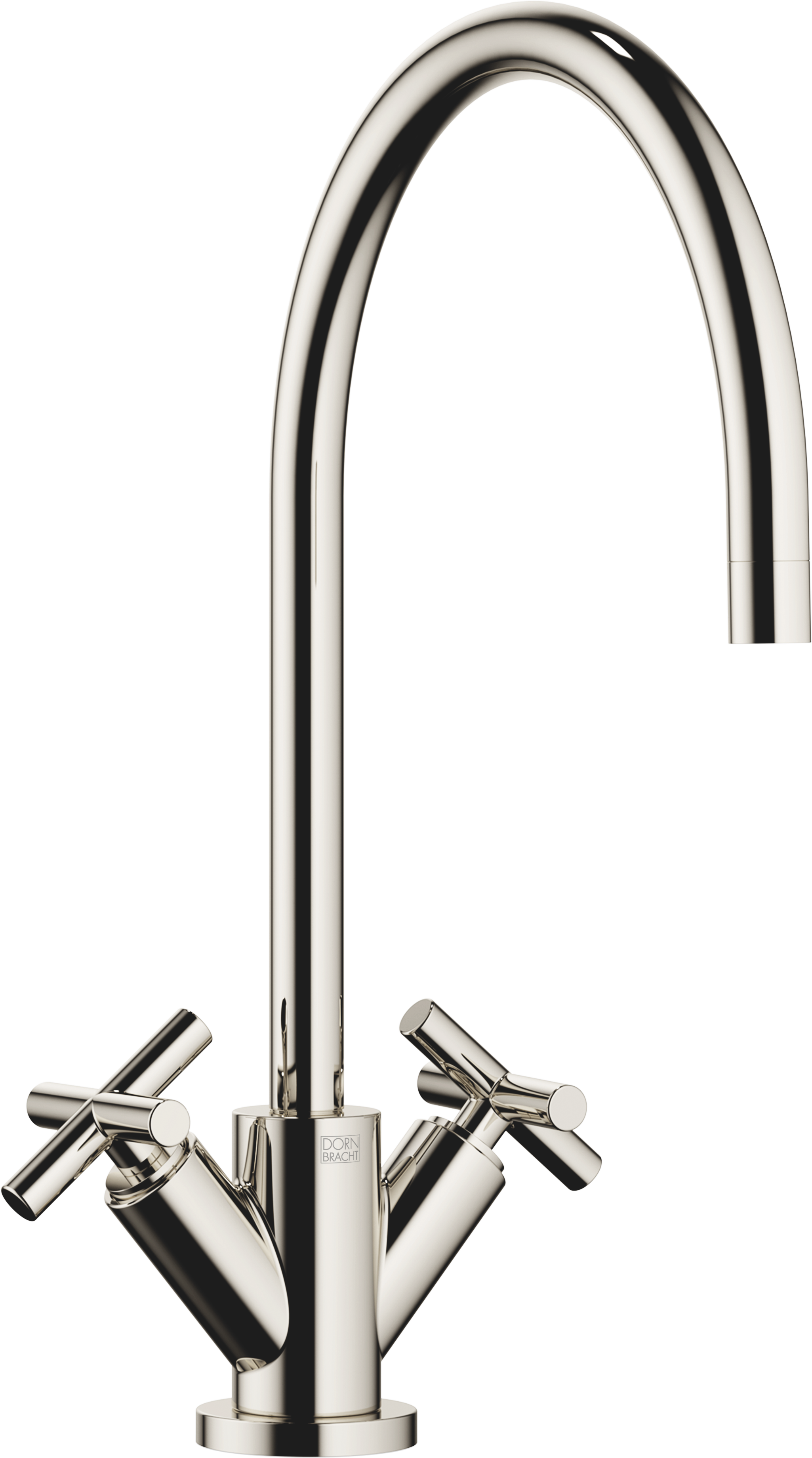 ТАРА Смеситель на одно отверстие - Платиновый