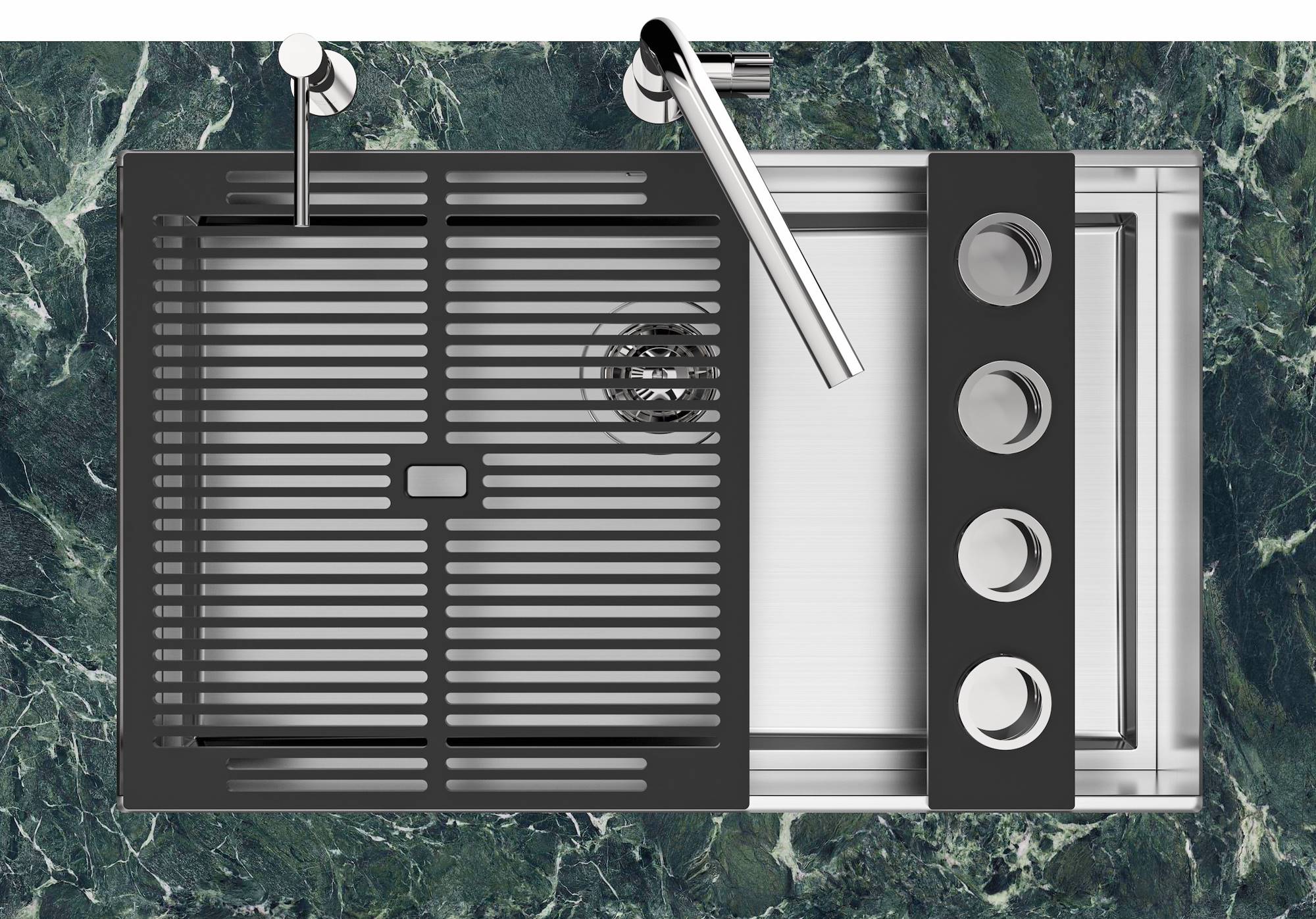 Раковина из нержавеющей стали Foster Quadra Evo ARCH-00135966 - Вид №2