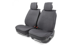 16521433 Каркас накидки на переднее сиденье 2 шт., fiberflax/лен CUS-2022 BK/GY CarPerformance