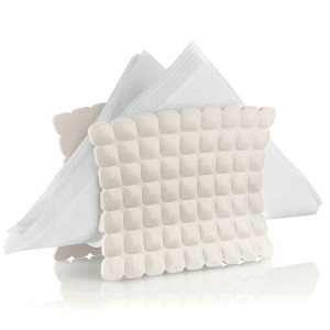 199800156 Подставка для салфеток tiffany, молочно-белая Guzzini