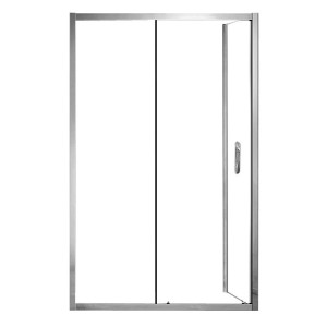 90784512 Душевая перегородка AZND1131L1200 120х200см серебро профиль MILTON STLM-0380990 AZARIO