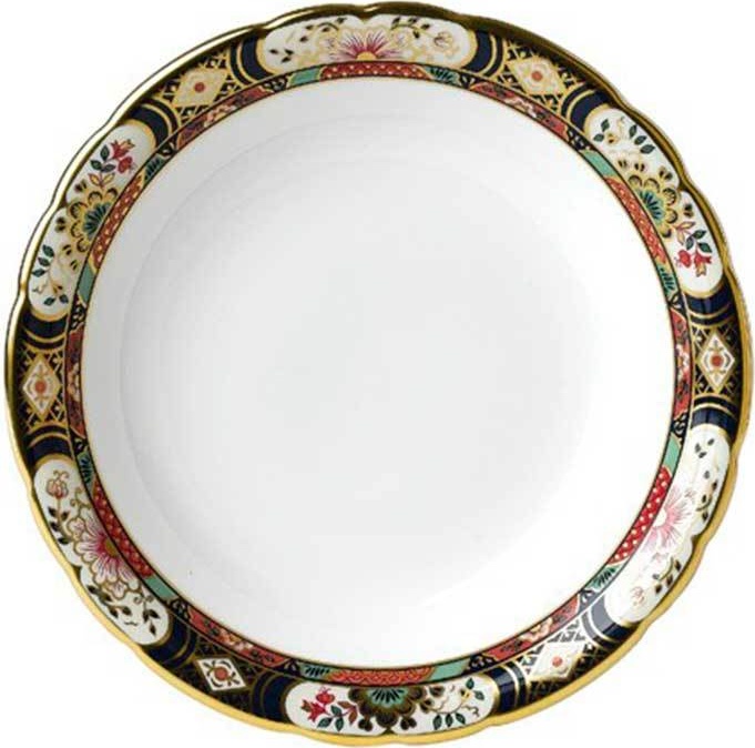 102730 Royal Crown Derby Тарелка обеденная 27см "Сад Челси" Фарфор костяной 