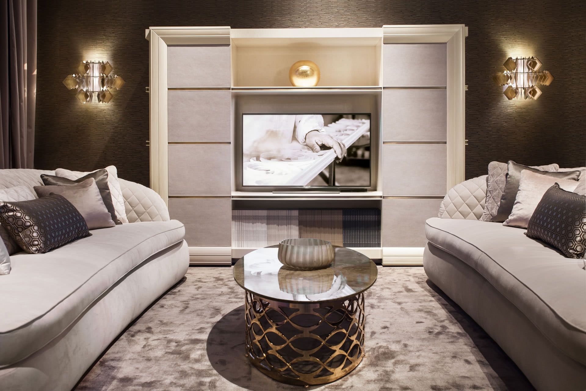 Деревянный книжный шкаф с подставкой для телевизора Cantori Джордж ARCH-00034507 - Вид №1