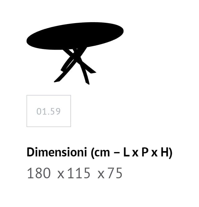 Круглый мраморный стол Bontempi Casa BARONE ARCH-00052845 - Вид №13