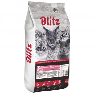 ПР0037311 Корм для кошек adult lamb cat с мясом ягненка сух. 10кг Blitz