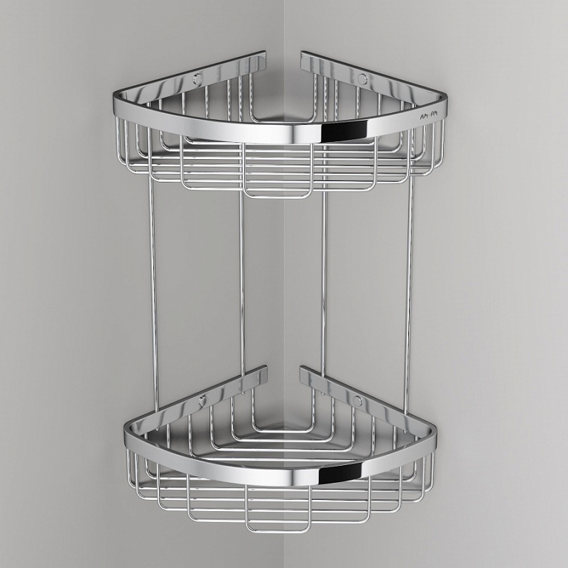 A7452200 Корзина для душа угловая двухъярусная хром AM.PM Sense L  - Вид №4