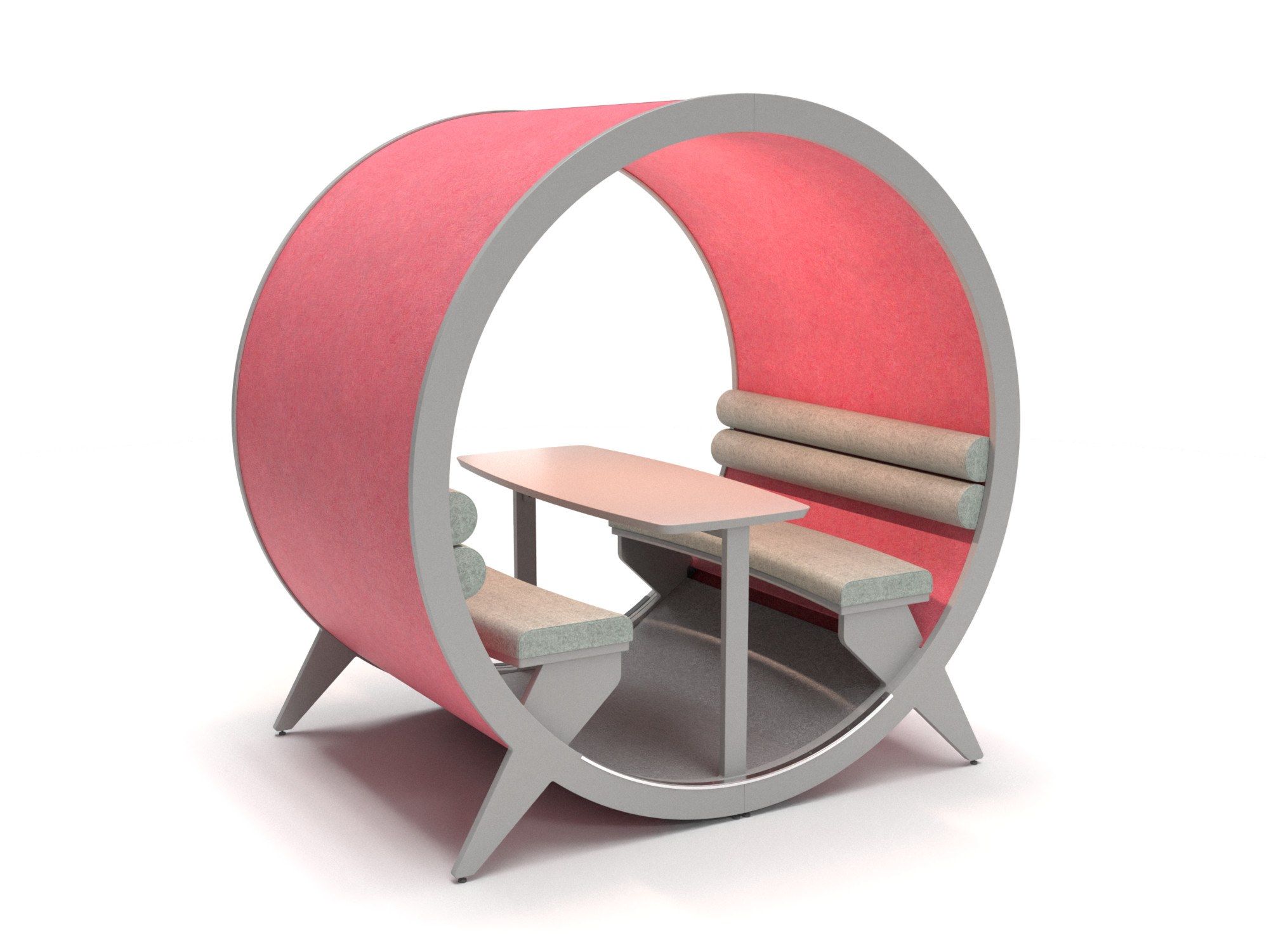 Акустический офис остров для встречи BlockO.design BlockO FOUR+ ARCH-00143963 - Вид №1