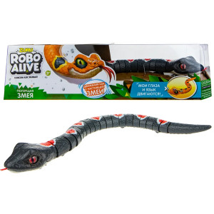 T19293 Игрушка "Робо-Змея" (графит) Zuru RoboAlive