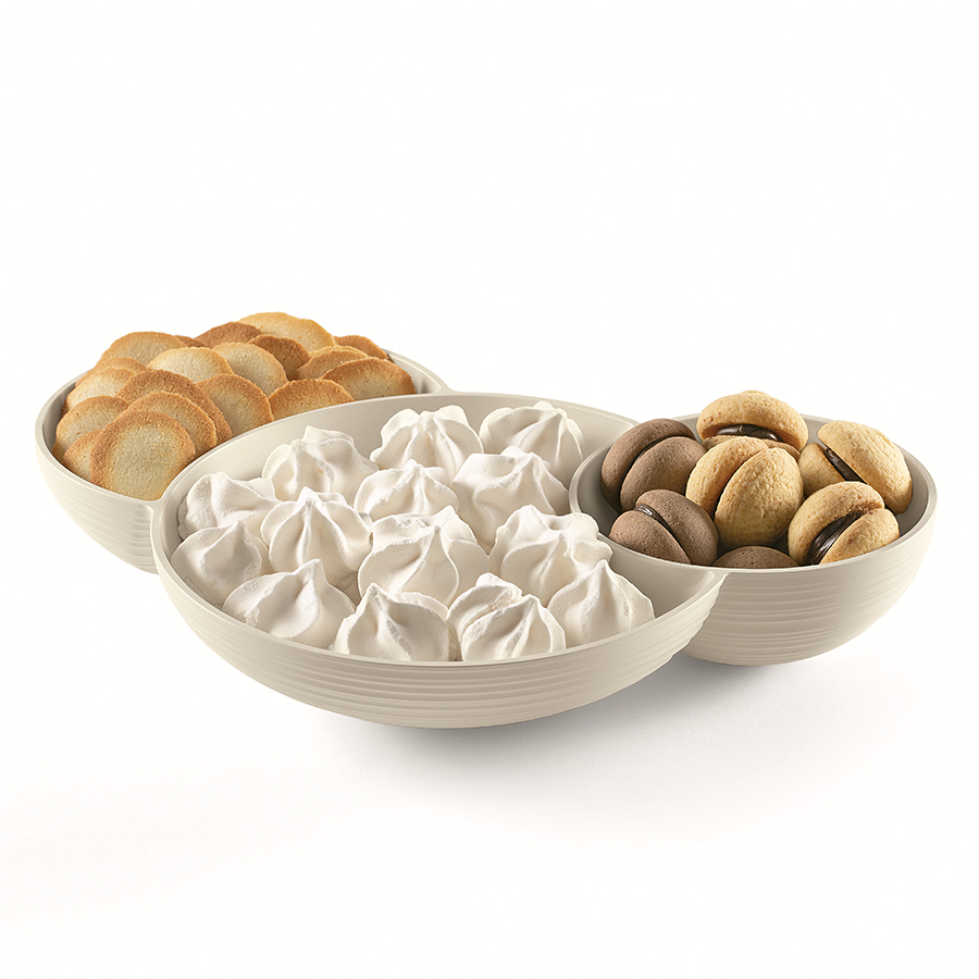 171200156 Менажница tierra, молочно-белая Guzzini  - Вид №5