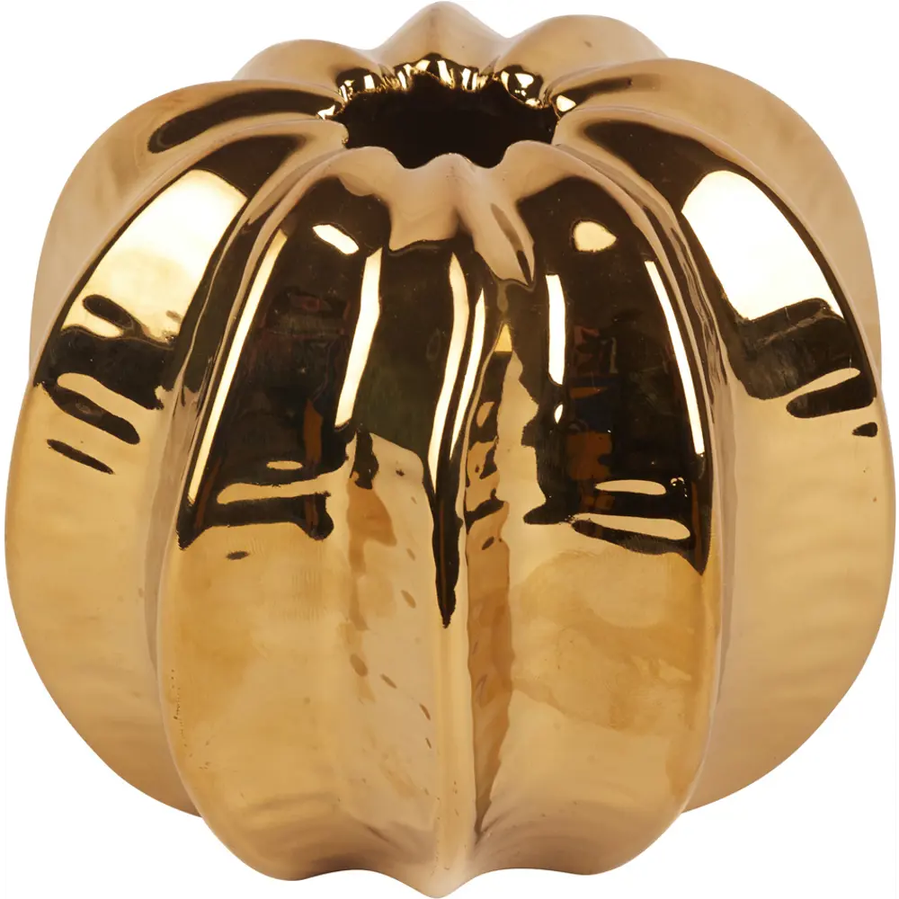 Santreyd — Керамическая ваза золотистого оттенка для изысканных композиций 89389260 STLM-1465301