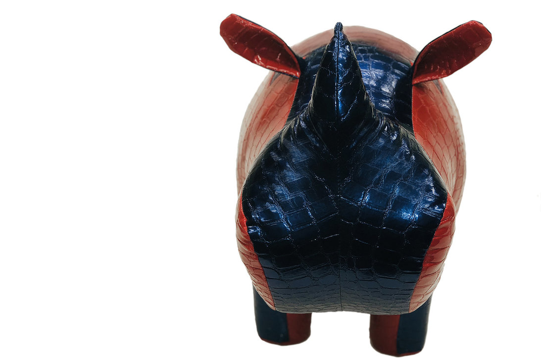 Пуф "Носорог ЦСК" красный с синим EUROSON ЖИВОТНЫЕ 131595 Красный;синий - Вид №2