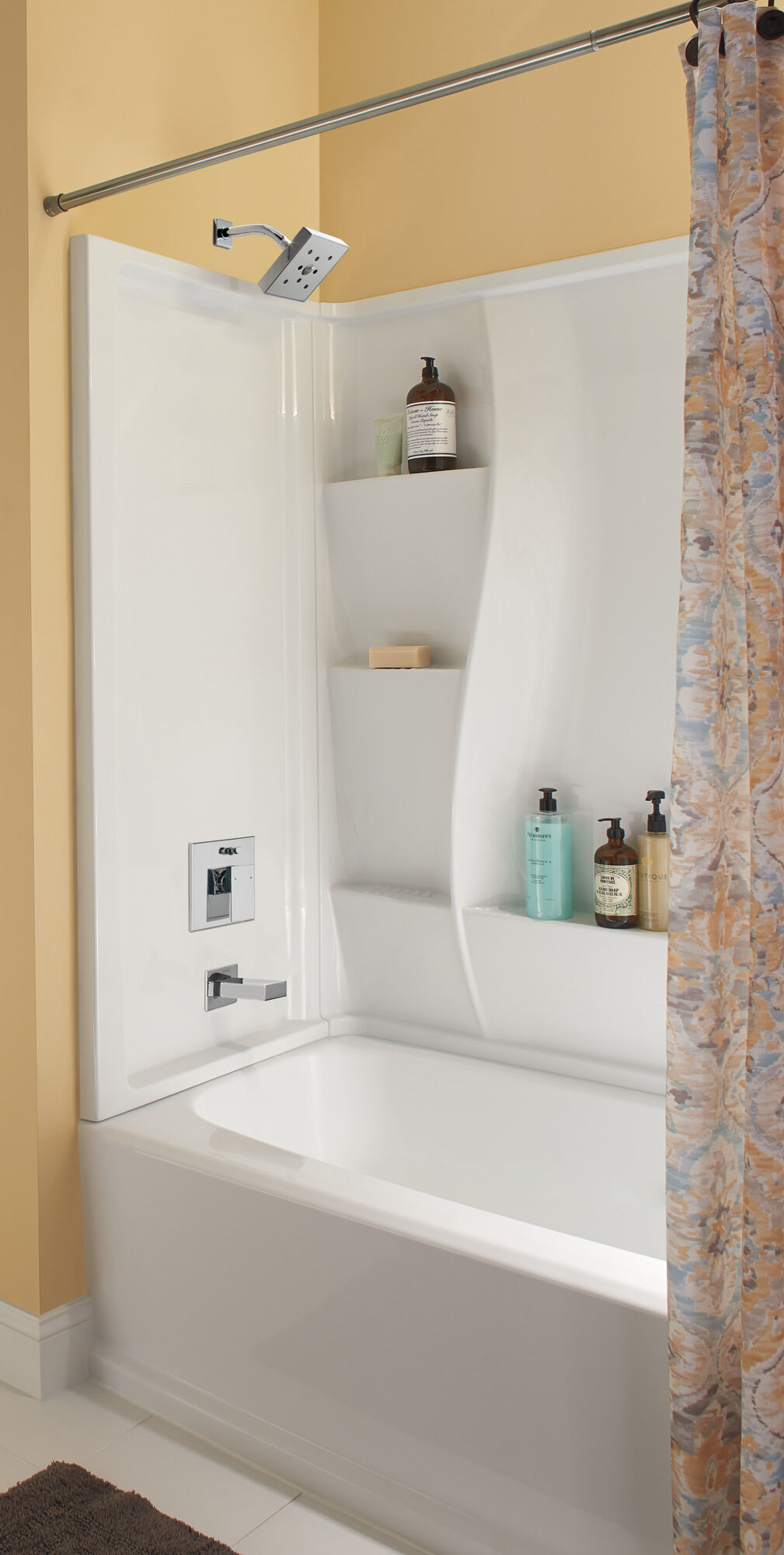 RP70171KS H2Okinetic® Душевая лейка Raincan с одинарной настройкой Delta Faucet Universal Showering Черный нержавеющий  - Вид №6