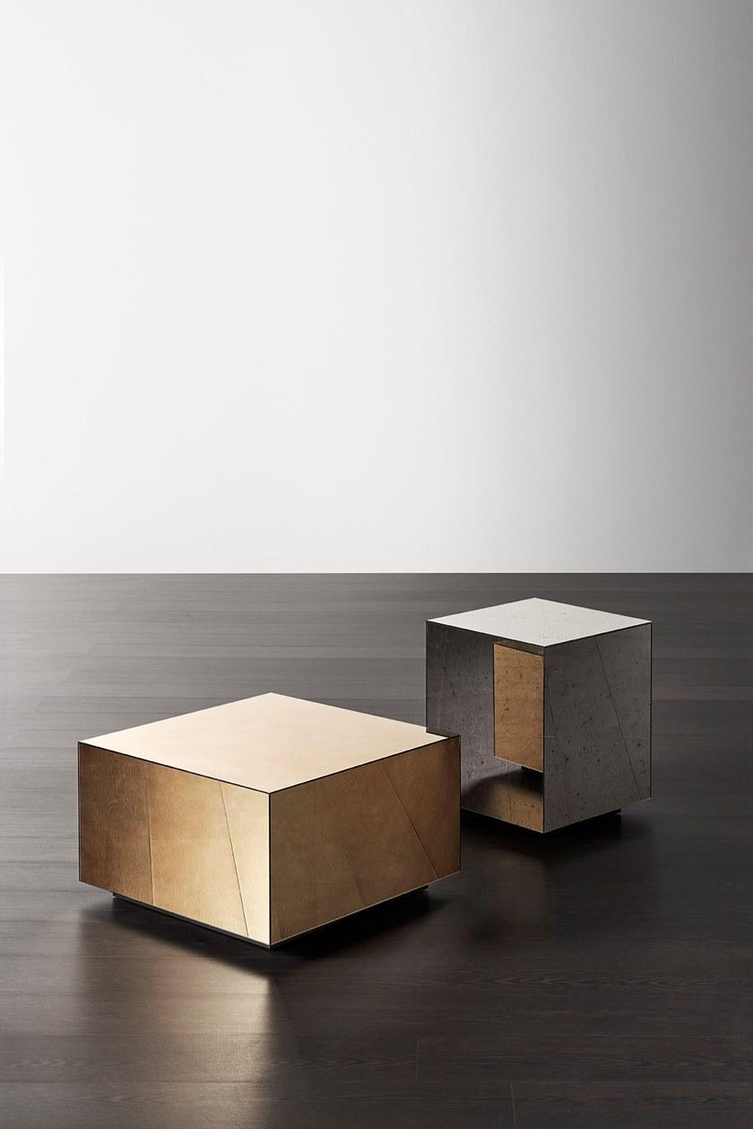 Meridiani Квадратный латунный журнальный столик sun-id-1453993 - Вид №1