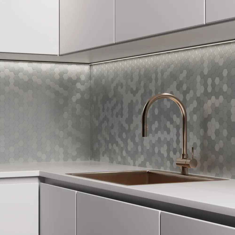 Мозаика Artens 28.8x29.2 см цвет серый Металл STLM-2012922