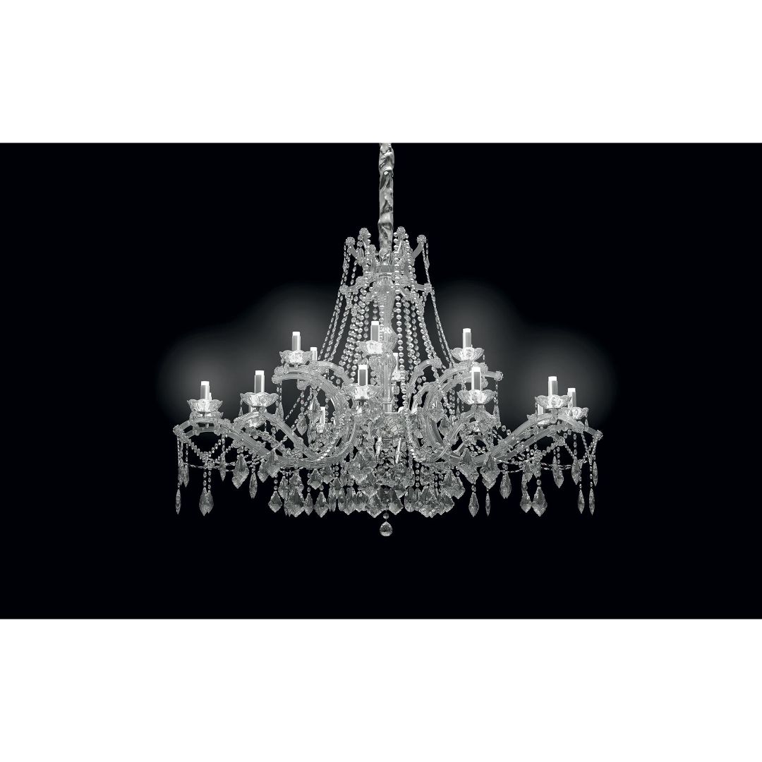 Masiero VE 986/15 MT HALF CUT GLASS люстра подвесная Maria teresa 118012 - Вид №1