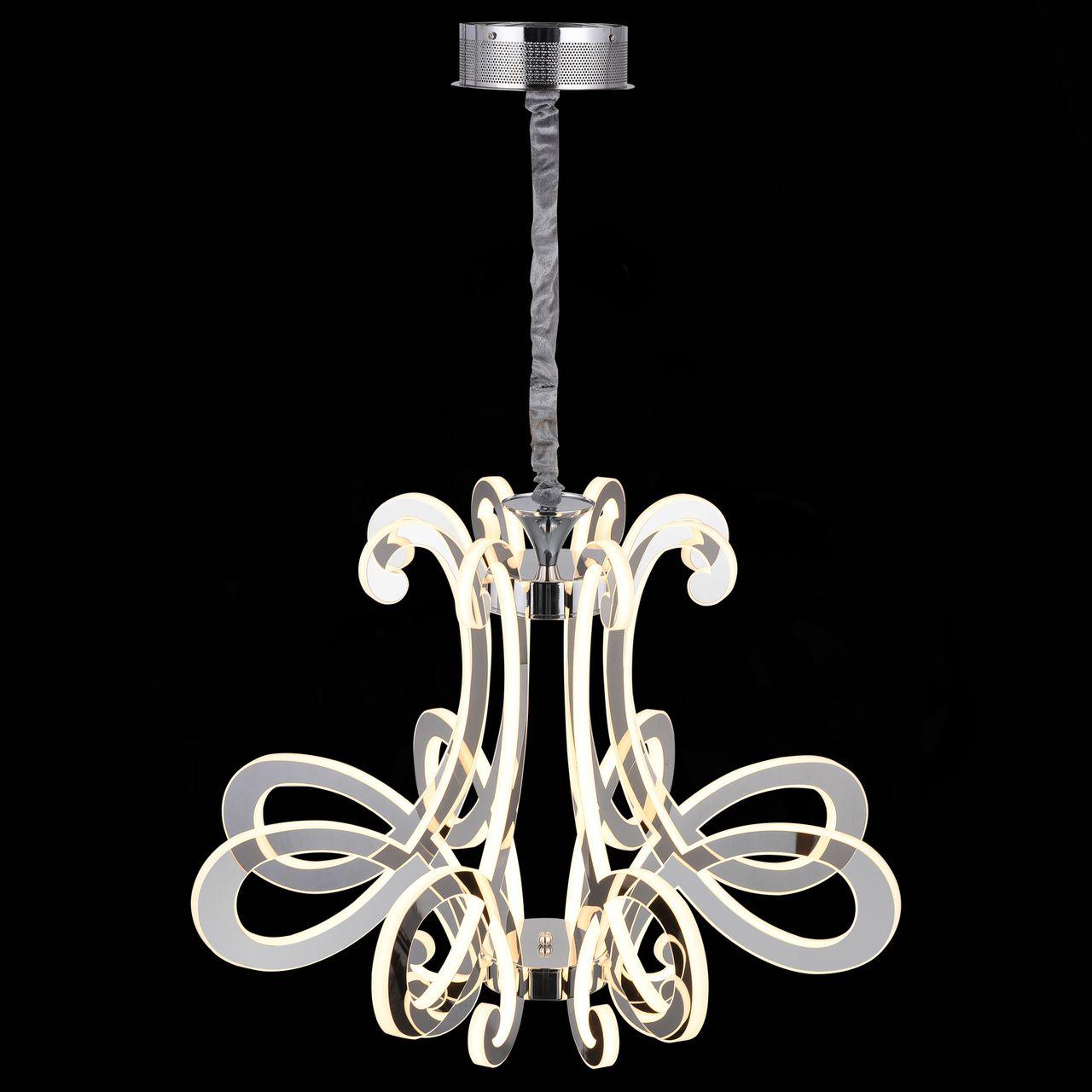 Подвесная светодиодная люстра ST Luce Aricia SL835.103.08 ST LUCE ДИЗАЙНЕРСКИЕ, ARICIA 279896 Хром  - Вид №2