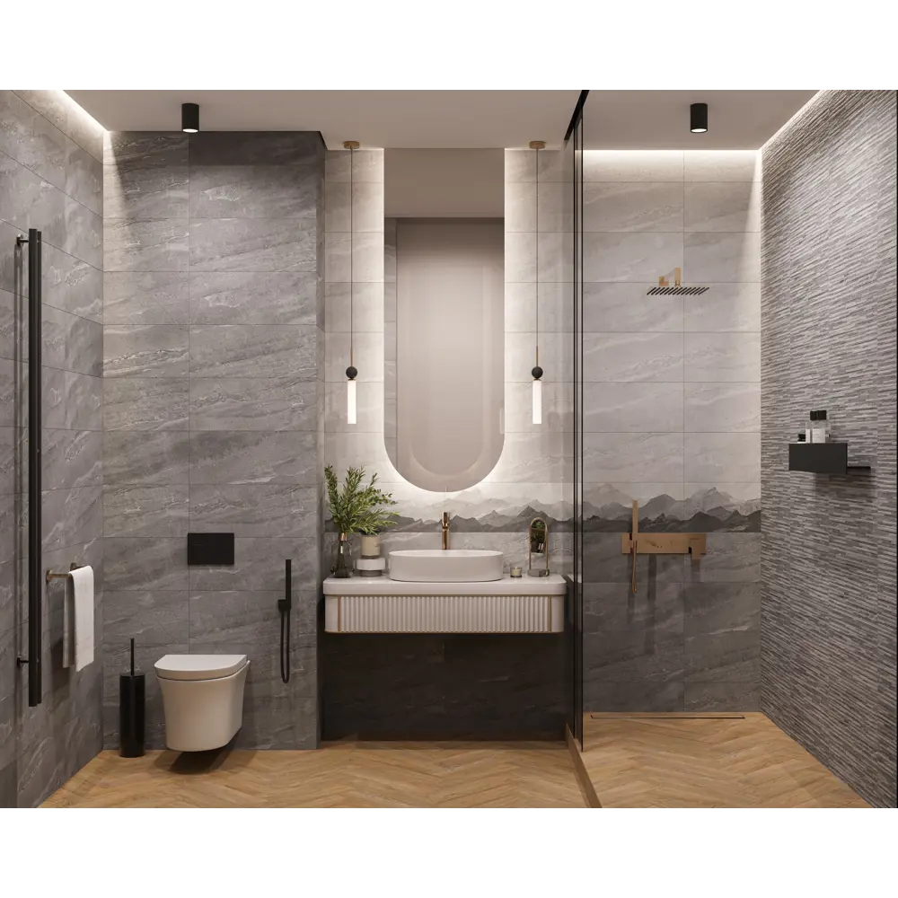 Настенная плитка Gracia Ceramica Fog с сахарным эффектом 89231600 STLM-0946191 - Вид №4