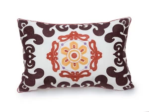 Бордовая декоративная подушка прямоугольная Eclectic style BREEZY ВОСТОЧНЫЕ 099593 Мультиколор