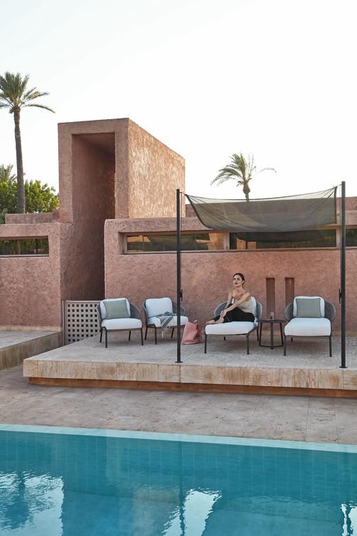 MNST565 1 мест. кресло лава серебро Manutti Radius - Вид №14