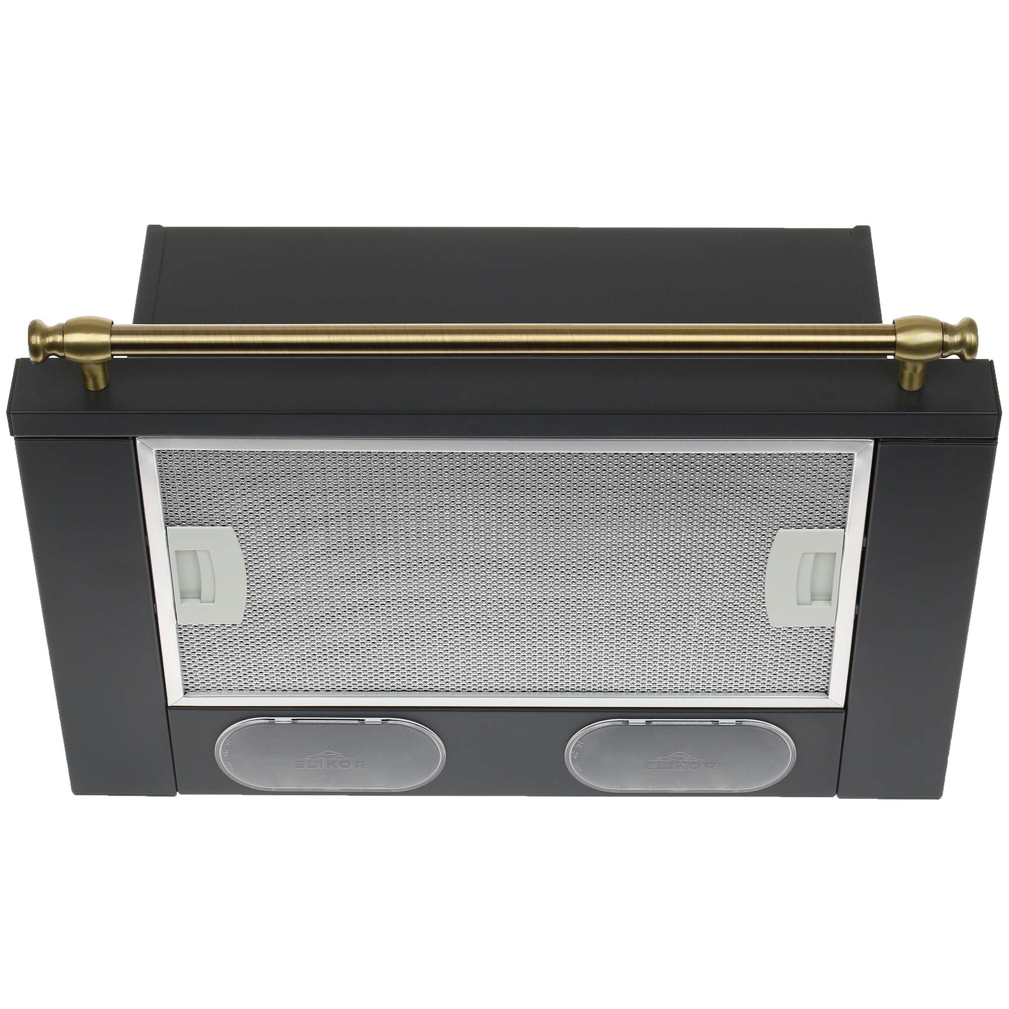7906167 Вытяжка телескопическая ELIKOR Интегра 50П-400-В2Л черный/бронзовый STDN-0044264 - Вид №1