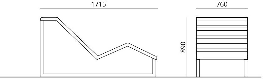 Urbantime Садовое кресло для отдыха Ventiquattrore.h24 sun-id-1472797 - Вид №3