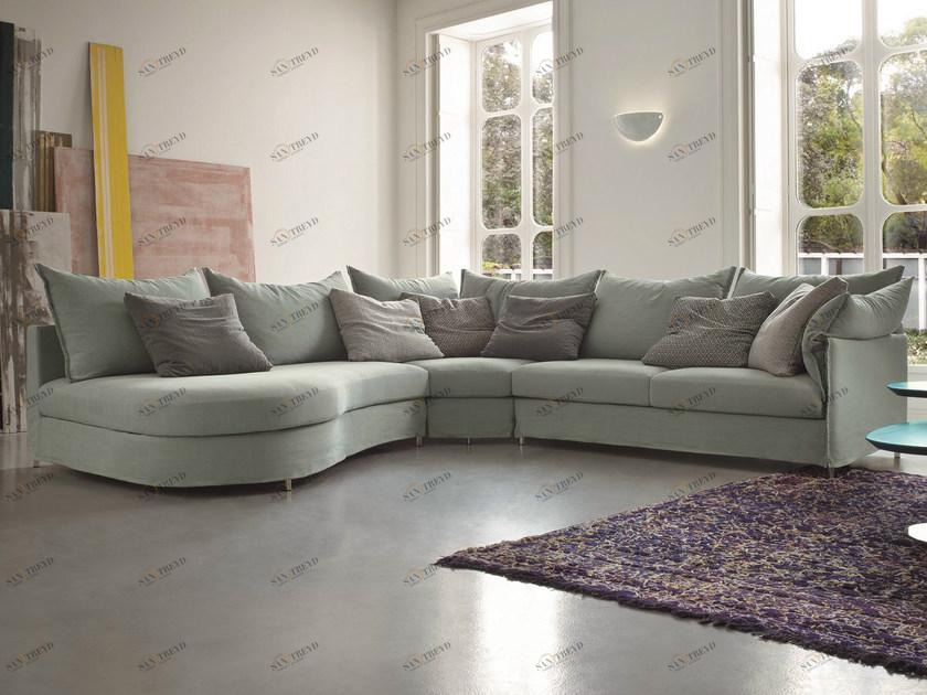 Dall'Agnese Угловой диван со съемным чехлом из ткани Every sun-id-1497134