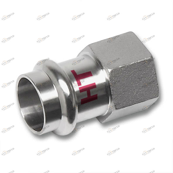 618270G35114 SANHA 18270G пр.-фит. нерж., упл.фитон муфта переходная ВПр-ВР 35x11/4 мм 
