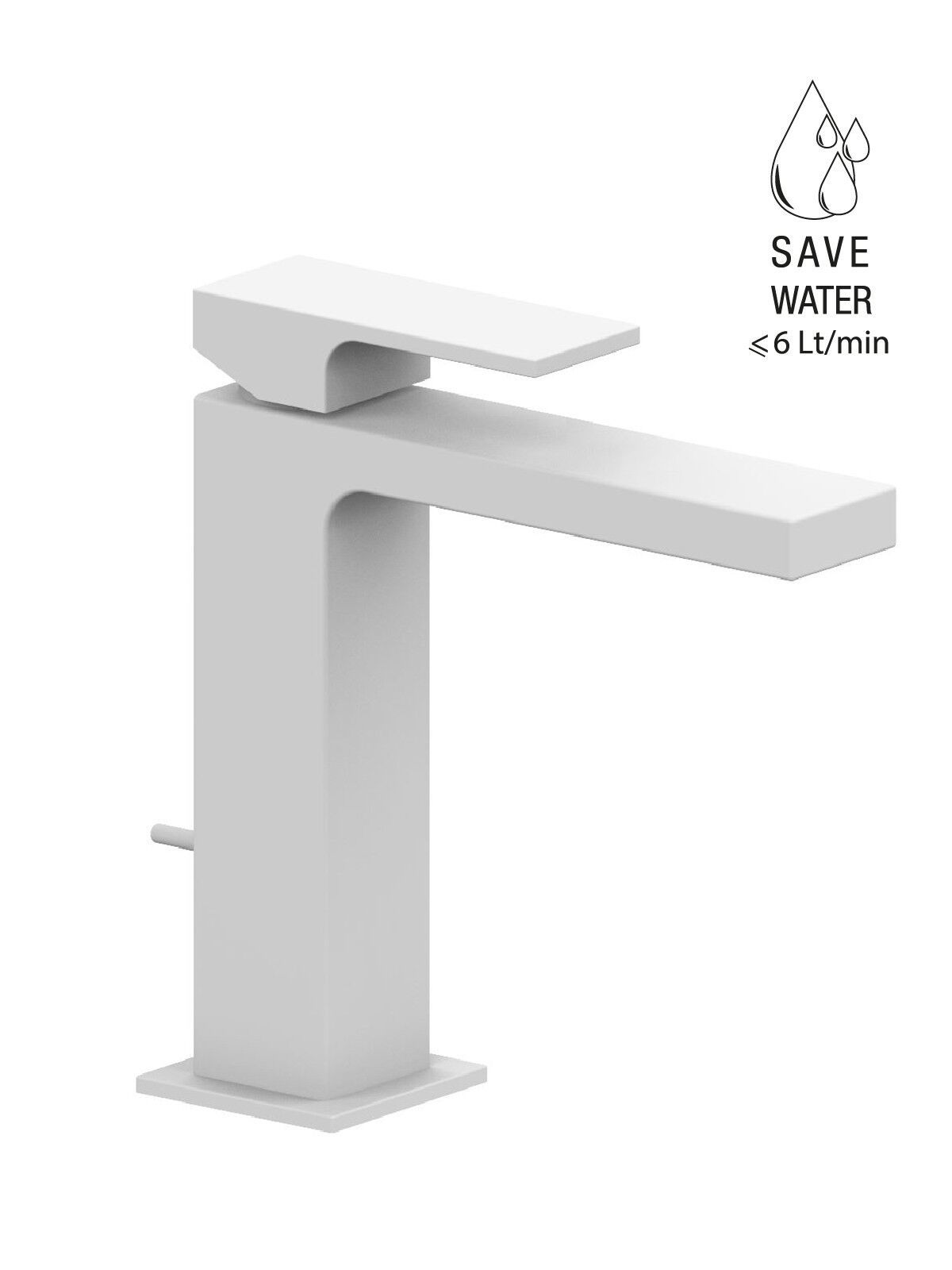 Однорычажный смеситель для раковины с раковиной Rubinetterie Frattini Vita Due ARCH-00058733 - Вид №5