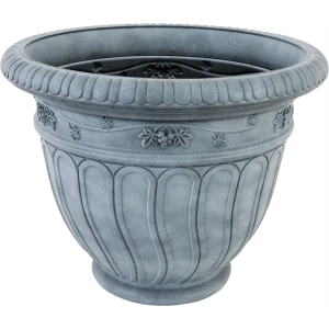Горшок-кашпо цветочный Тек.А.Тек Grapes ø62 h58 см v70 л пластик графит
