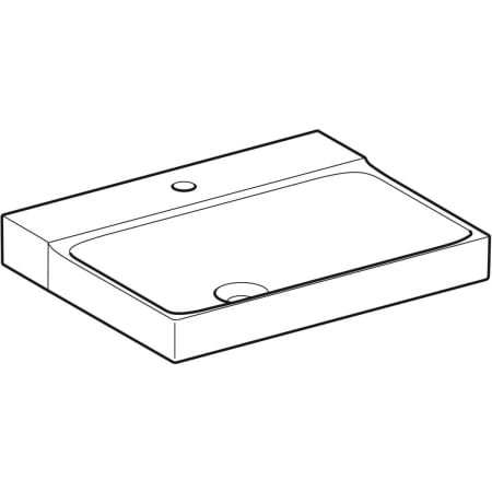 500.550.01.1 Раковина Geberit Xeno² Geberit  - Вид №10