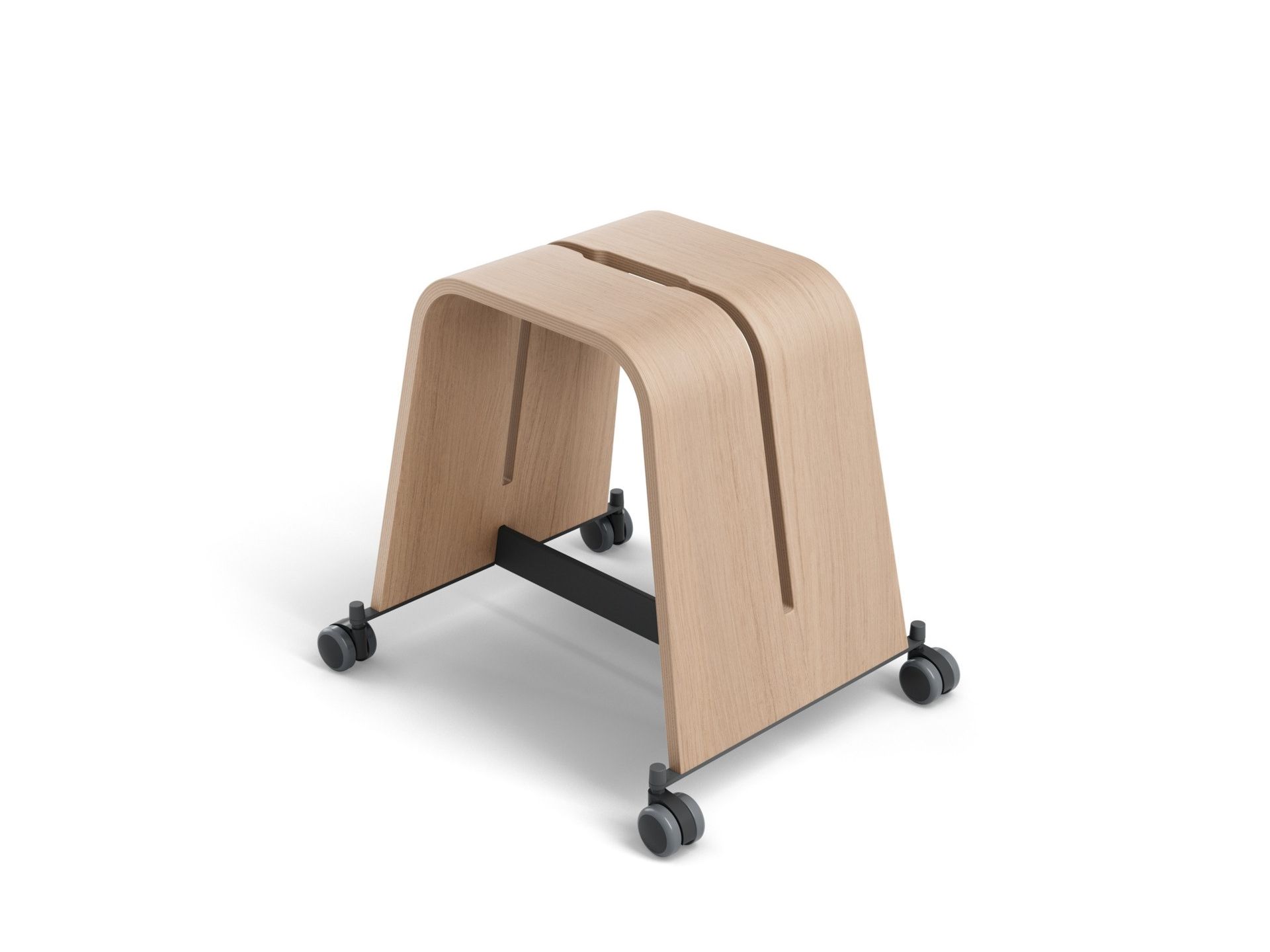 Офисный стул из бука с колесами Brunner доски ARCH-00101944