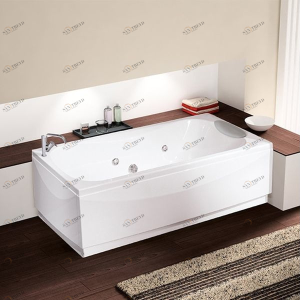 Ванна Hydromassage Novellini CALYPSO с набортным смесителем, системой дезинфекции и боковыми панелями CAL518080PDA2