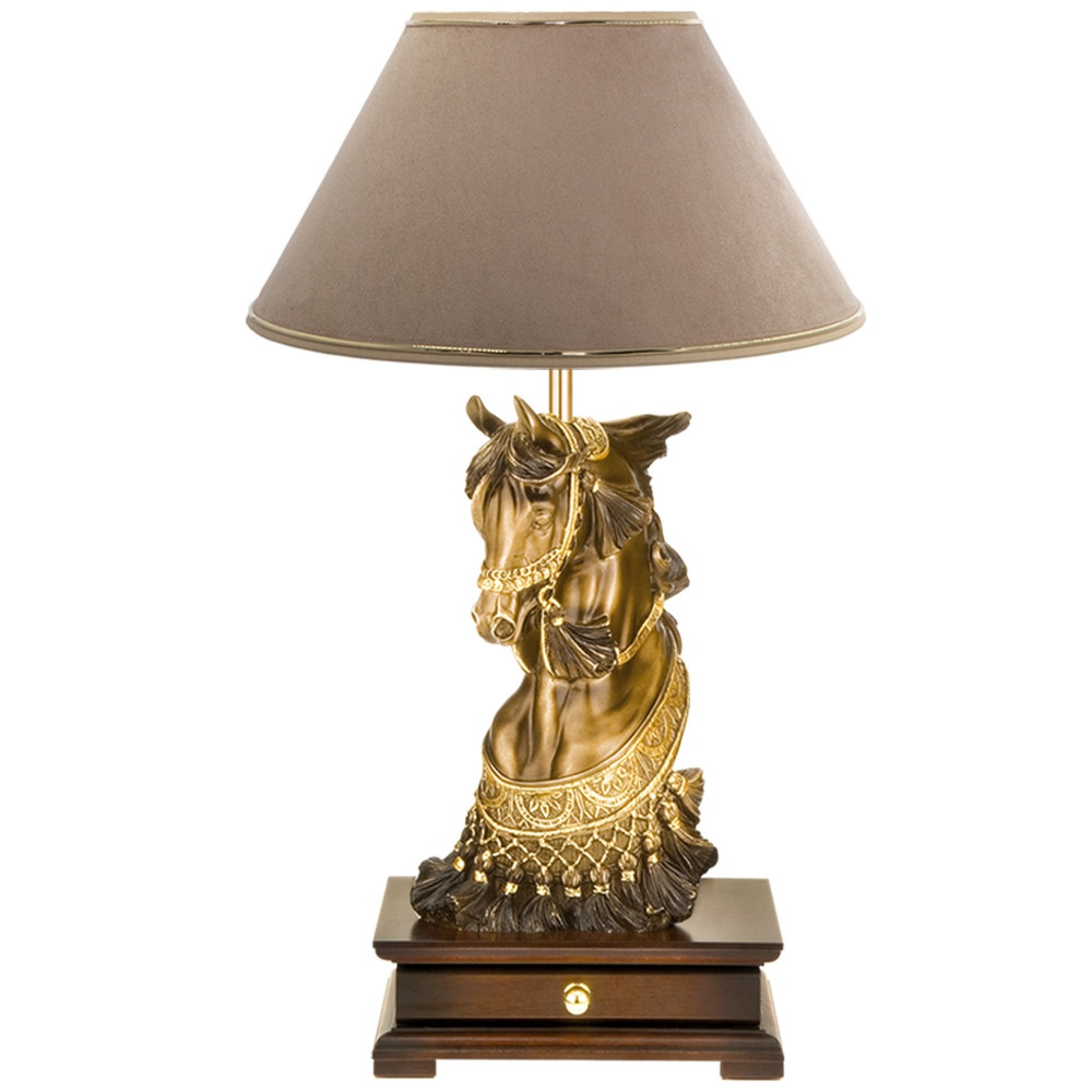 33007/1,34013 Настольная лампа с бюро Лошадь императора Карамель BOGACHO 4627138211526, 4627179657130