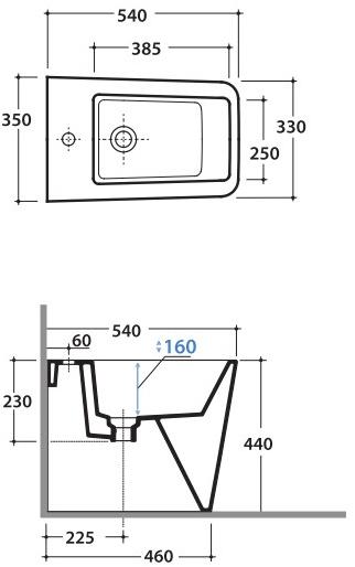 Биде напольное INCANTHO Ceramica Globo sun-id-1426499 - Вид №2