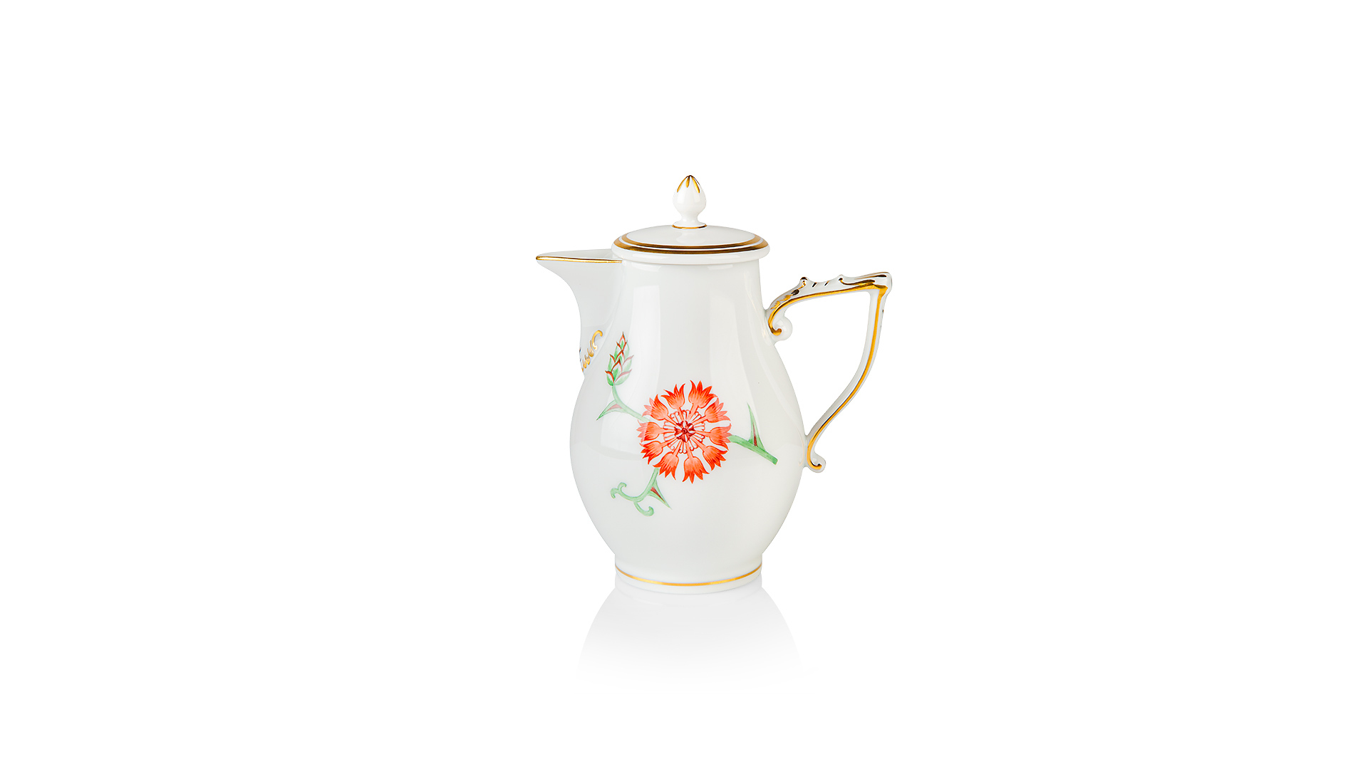 10616799 Meissen Тет-а-тет 2/8 "Форма И" (цветочный орнамент,Э.П.Бёрнер) Фарфор  - Вид №6