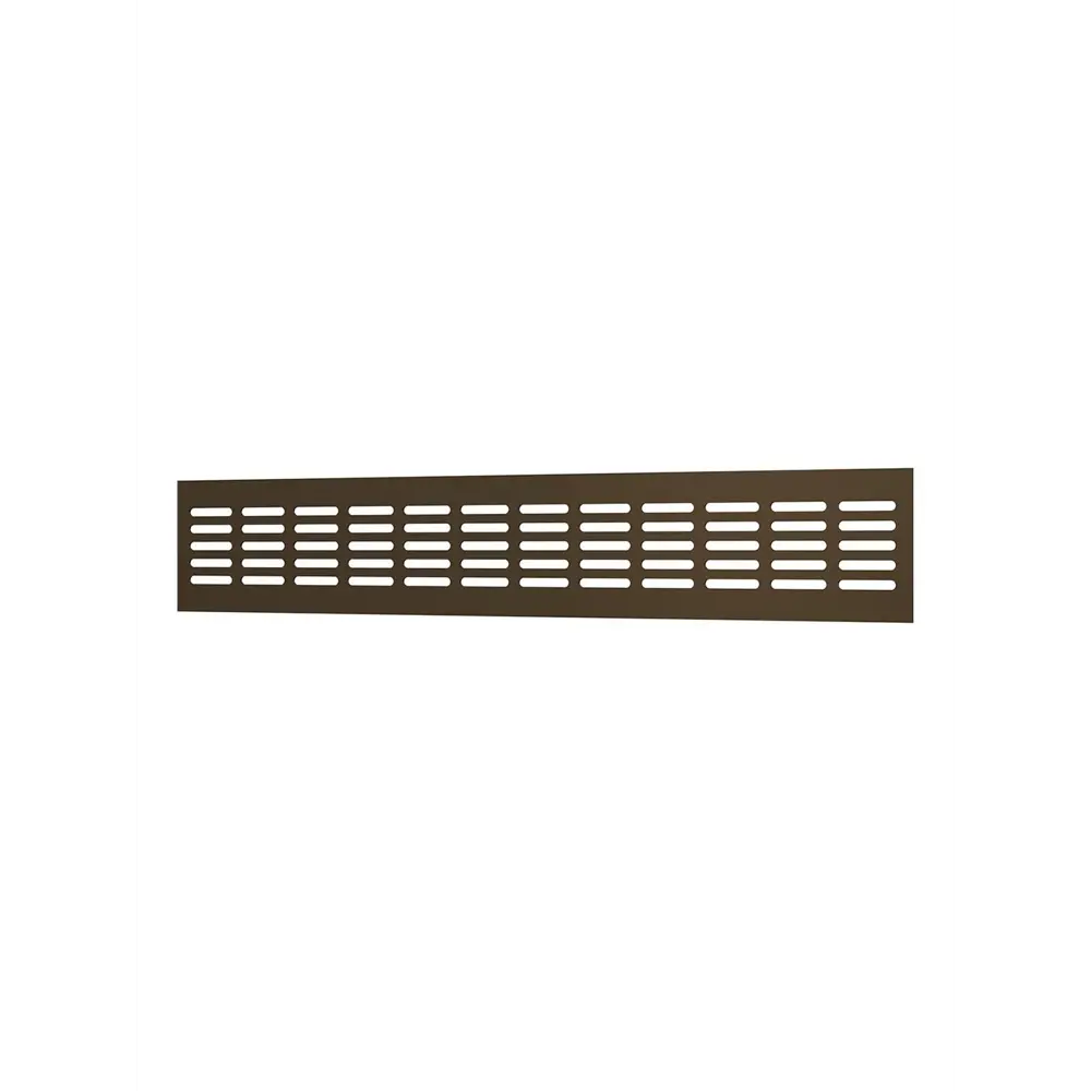 Решетка вентиляционная Era 480x80 алюминий цвет темно-бронзовый STLM-2141357