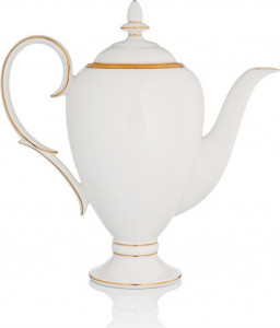 32057 Noritake Кофейник Noritake "Рочель,золотой кант" 1,1л Фарфор костяной