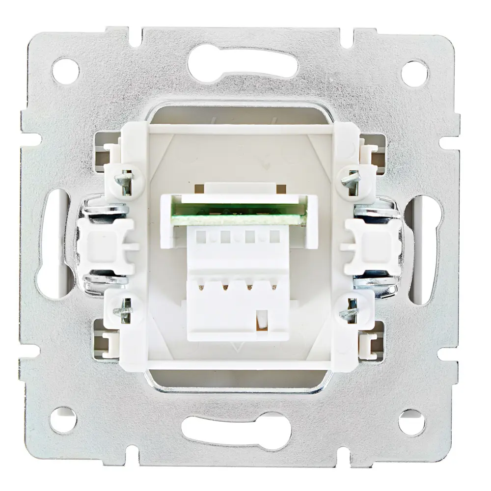 Телефонная розетка встраиваемая Lezard Rain RJ11, цвет бежевый STLM-2193862 - Вид №3