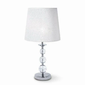 Настольная лампа дизайнерская Hurts Step TL1 Big IDEAL LUX ИНТЕРЬЕРНЫЕ 080797 Белый;прозрачный